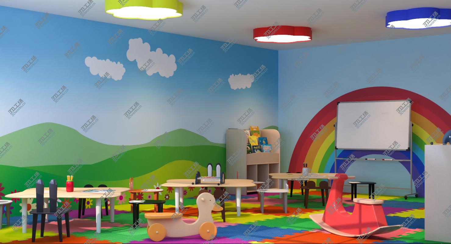 images/goods_img/202105073/3D Nursery Classroom Low Poly 3D Model/3.jpg